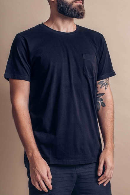 Foto do produto camiseta pima preto